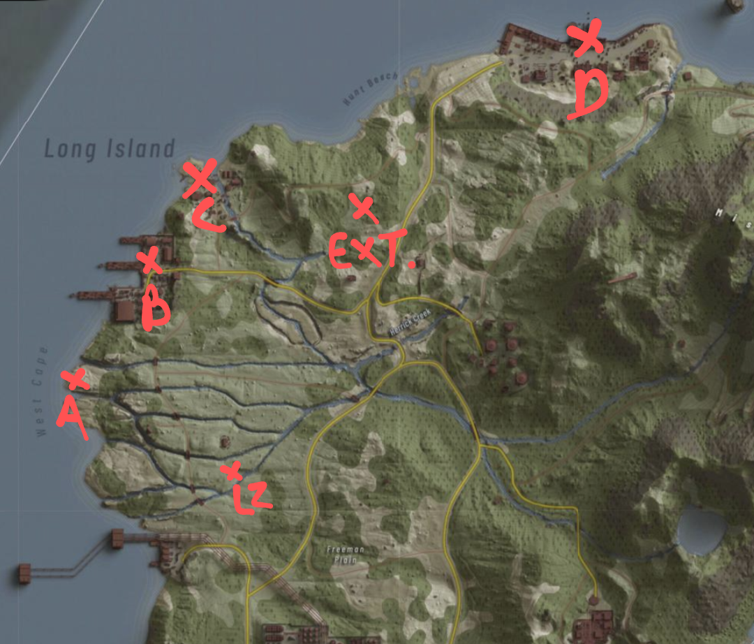Operation Furlough tacmap